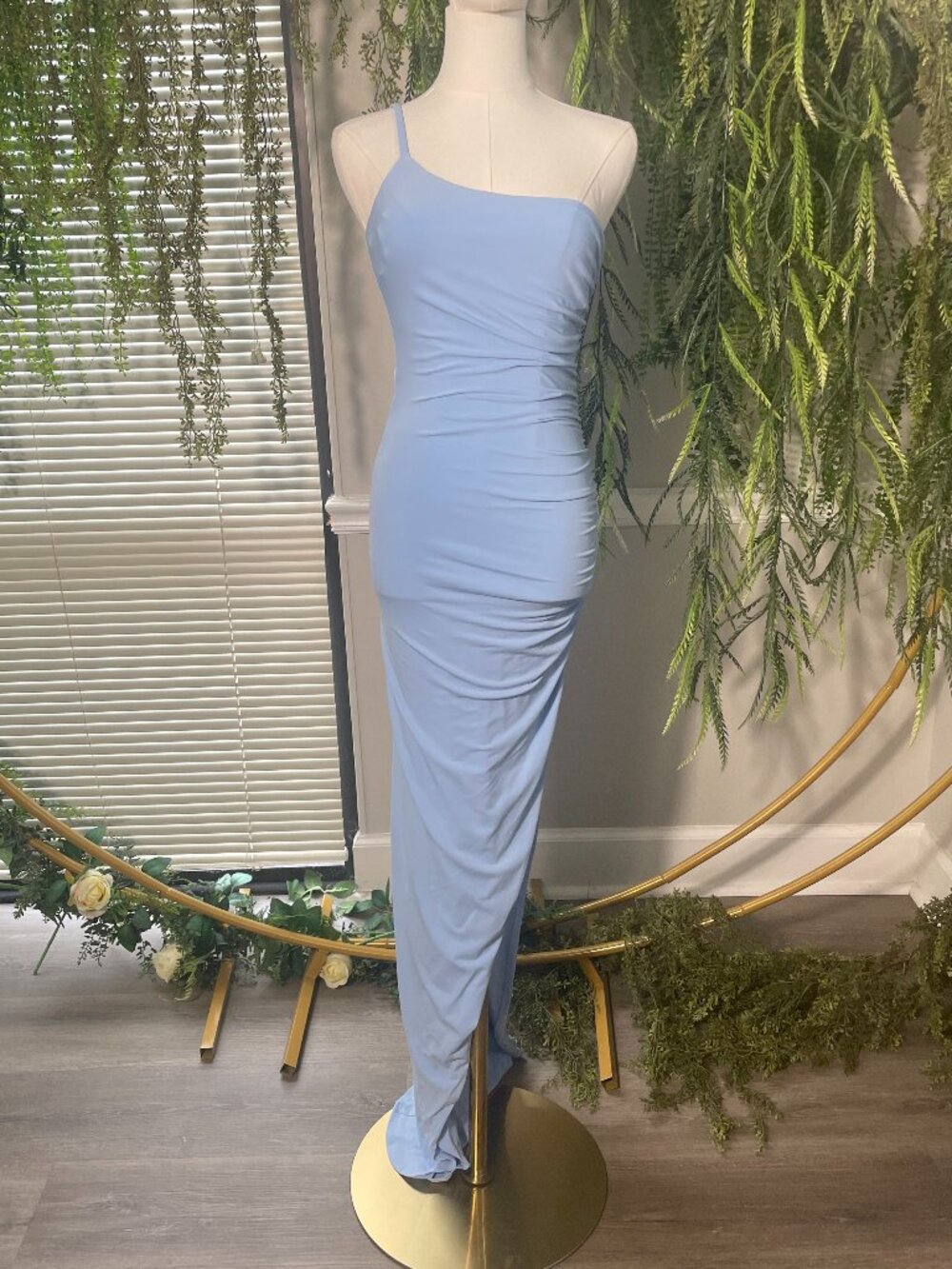 Nookie | Aria One Shoulder Gown in Blue